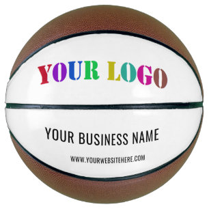 Custom Logo Text Promotional Basketball Example