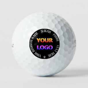 Custom Logo Text Stamps Golf Balls Choose Colours