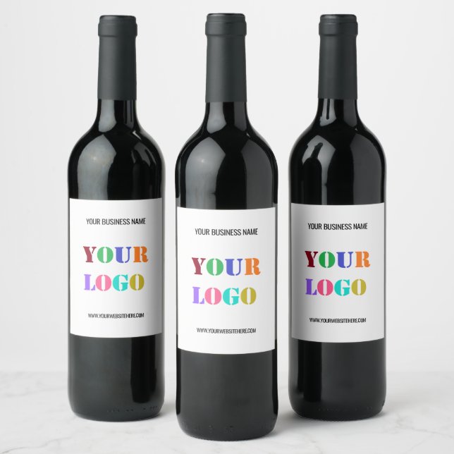 Custom Logo Text Wine Labes Company Promotion Gift Wine Label (Bottles)