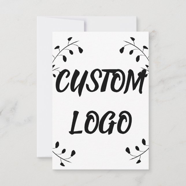 Custom Logo Thank You Card (Front)