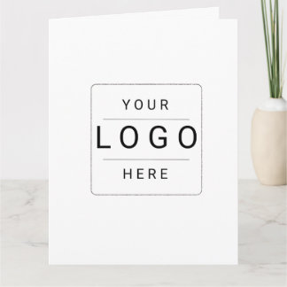 Custom Logo Thank You Card