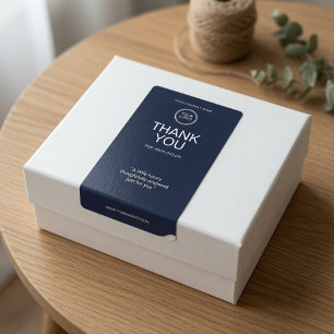 Custom Logo Thank You Shipping Labels  