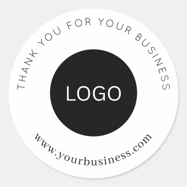 Custom Logo Thank Your Business Jewellery Label (Front)