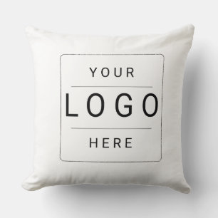 Custom Logo Throw Pillow