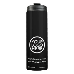 Custom Logo Travel Mug   Personalized Business 