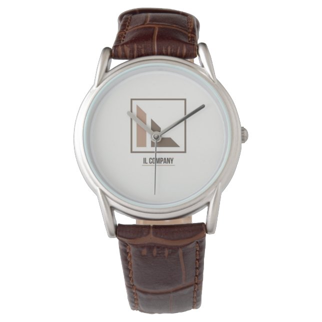 Custom logo watches - customized watch with logo (Front)