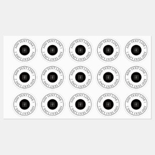 Custom Logo Waterproof Business Promo QR label