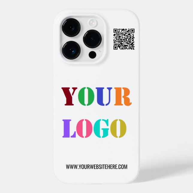 Custom Logo Website iPhone Case Promotional (Back)