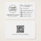 Custom logo website social media modern QR code