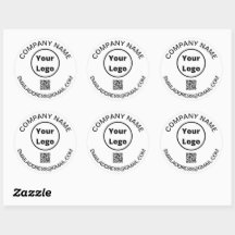 Custom logo with QR Code and Email