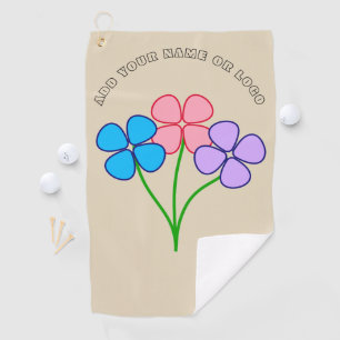 CUSTOM LOGO WOMENS GOLF TOWEL