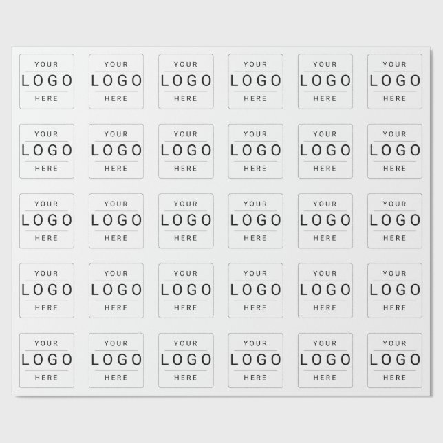 Custom Logo Wrapping Paper (Flat)