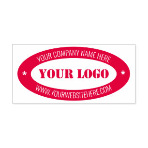 Custom Logo Your Business Name Professional Self-inking Stamp