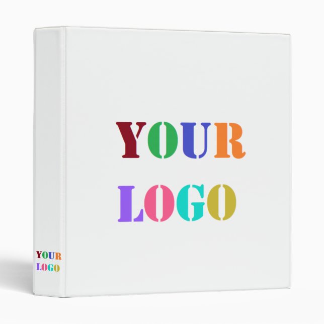 Custom Logo Your Business Personalized Binder (Front/Spine)
