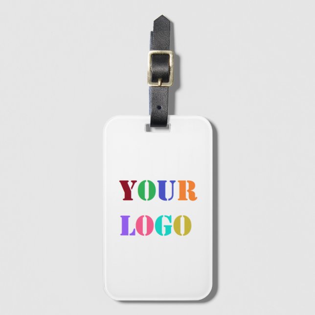 Custom Logo Your Business Personalized Luggage Tag (Front Vertical)