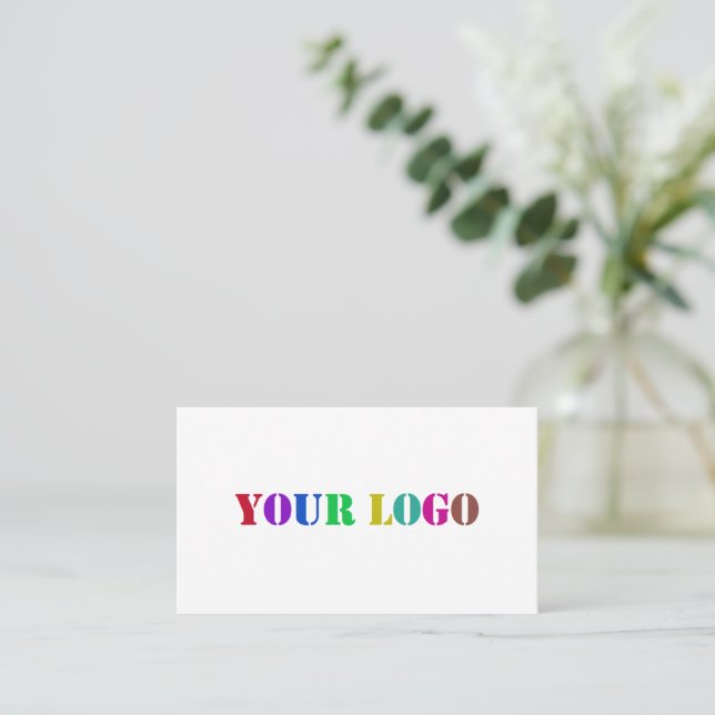 Custom Logo Your Business Promotional Personalized Calling Card (Standing Front)