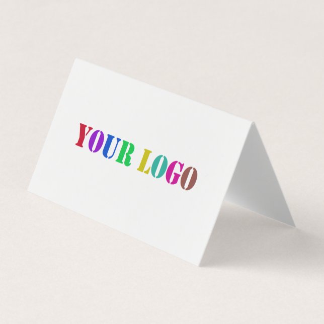 Custom Logo Your Business Promotional Personalized Card (Front)