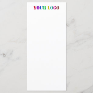 Custom Logo Your Business Promotional Personalized Menu