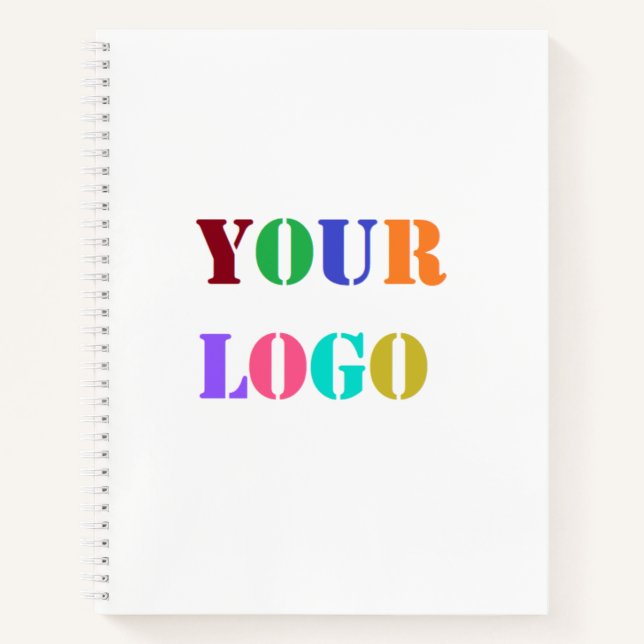 Custom Logo Your Business Promotional Personalized Notebook (Front)