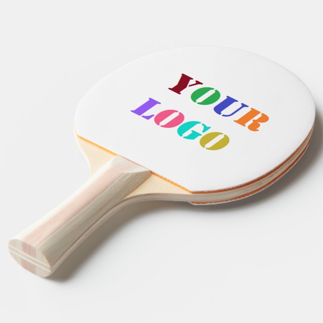 Custom Logo Your Business Promotional Personalized Ping Pong Paddle (Front Angle)