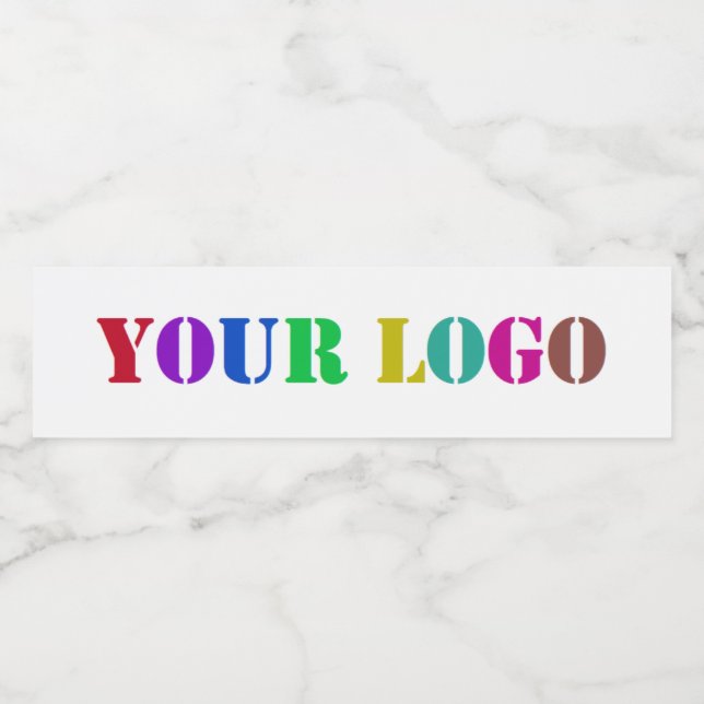 Custom Logo Your Business Promotional Personalized Water Bottle Label (Single Label)