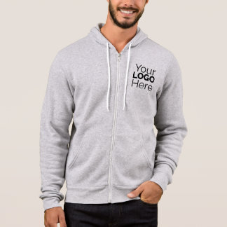 Custom Logo Zip up Hoodie