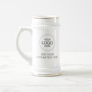 Custom Logotipo Store & Business Beer Stein