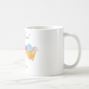 custom long distance couple map coffee mug