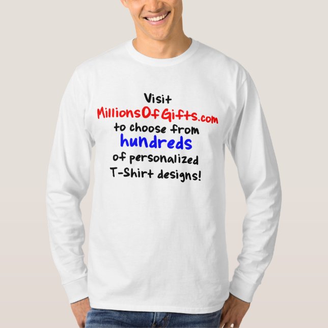 Custom Long Sleeve T-Shirt (Front)