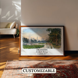 Custom Los Angeles Wall Art, California Poster