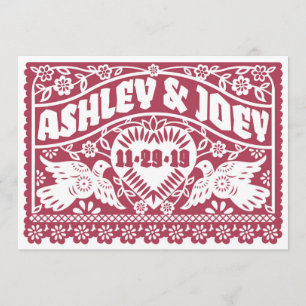 Custom Love Birds invitation