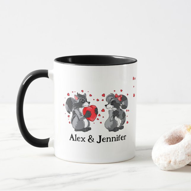 Custom Love Couple Names Personalized Mug (Creator Uploaded)