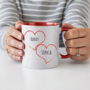Custom Love Mug Gift for Girlfriend and Boyfriends