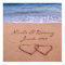 Custom Love on the Beach Poster with date