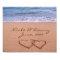 Custom Love on the Beach Poster with date
