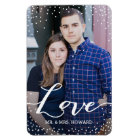 Custom Love Wedding Photo Magnet