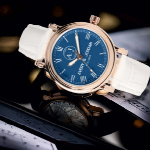 Custom lover name initial monogram Personalized  Watch