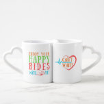 Custom Lovers' Mug Set<br><div class="desc">The lovers' mugs nestle together effortlessly, creating a heartwarming display that mirrors the bond between you and your loved one. It is a perfect gift for a wedding, anniversary, birthday, or other occasion. Each mug boasts a charming heart-shaped handle, adding romance to your daily coffee or tea ritual. Share special...</div>