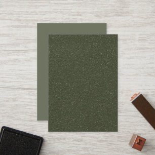 Custom Loyalty Card – Moss Green Noise Texture