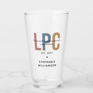 Custom LPC Licensed Professional Counsellor Glass