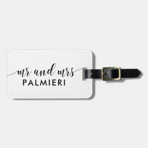 Custom Luggage Tag - MR and MRS