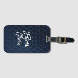 Custom Luggage Tag trendy simple chic typography