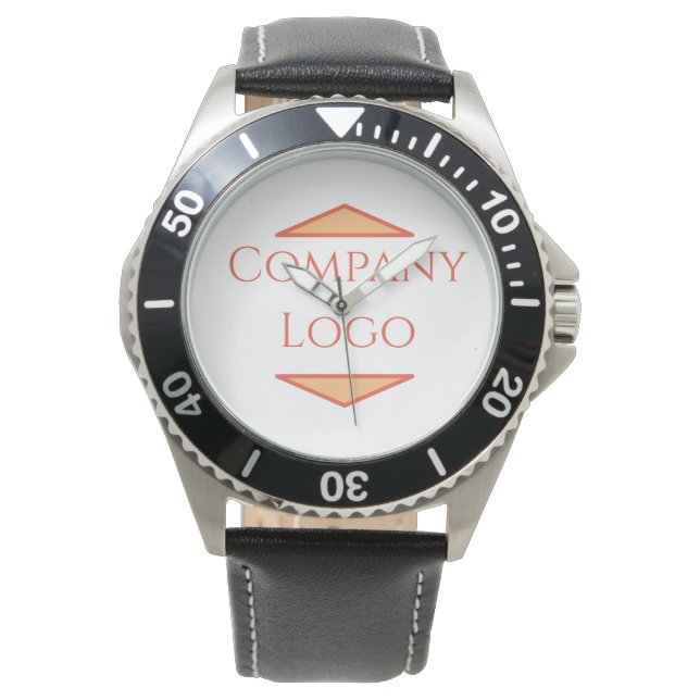 Custom Luxury Company Watch with Logo (Front)