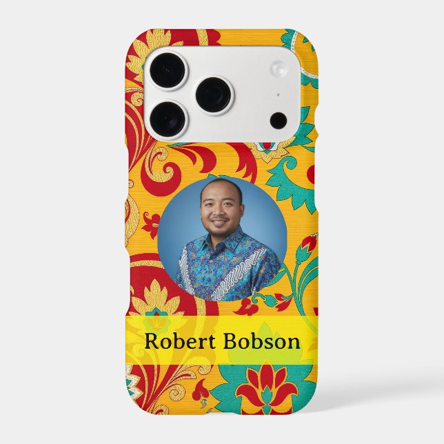 Custom Luxury Gold Indonesian Floral Woven Boho (Back)