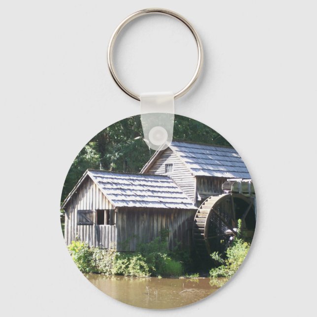 Custom Mabry Mill Keychain (Front)
