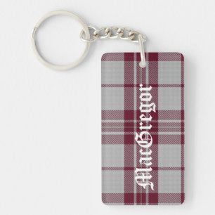 Custom MacGregor Tartan Plaid Key Chain