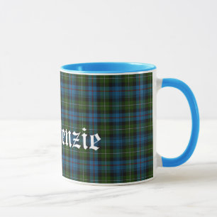 Custom MacKenzie Scottish Clan Tartan Plaid Mug
