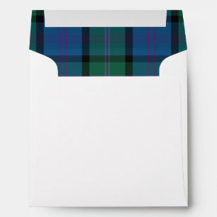 Custom MacThomas Plaid Lined Wedding Envelope