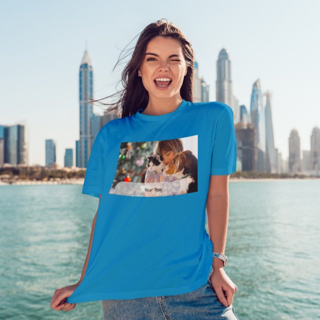 Custom Made - Add Photo and Text T-Shirt (Creator Uploaded)