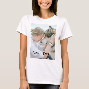Custom Made - Add Photo and Text T-Shirt